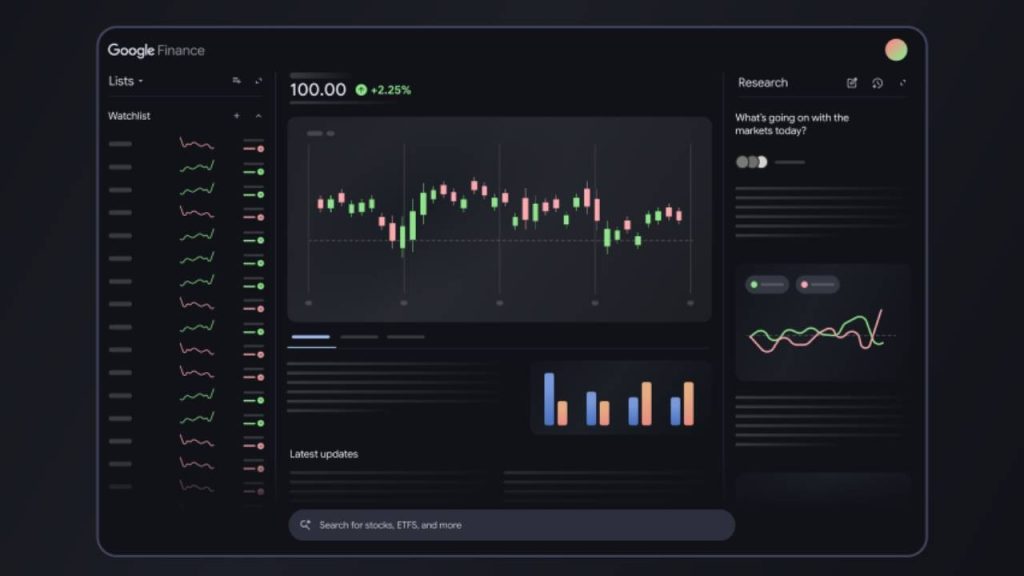 Google Finans'a yapay zeka ne gibi güncellemeler getirdi?